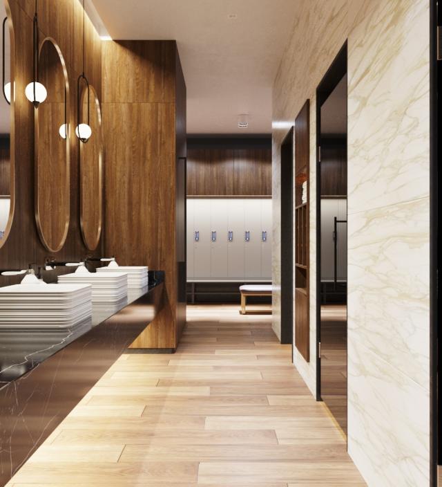 VMDS - Hotel Crown Plaza Beograd - Spa & Wellness - Muške svlačionice