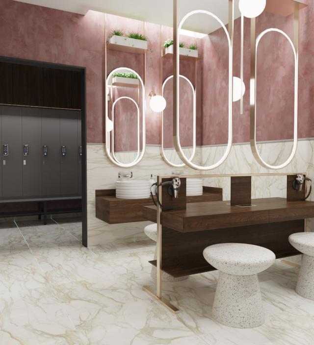 VMDS - Hotel Crown Plaza Beograd - Spa & Wellness - Ženske svlačionice