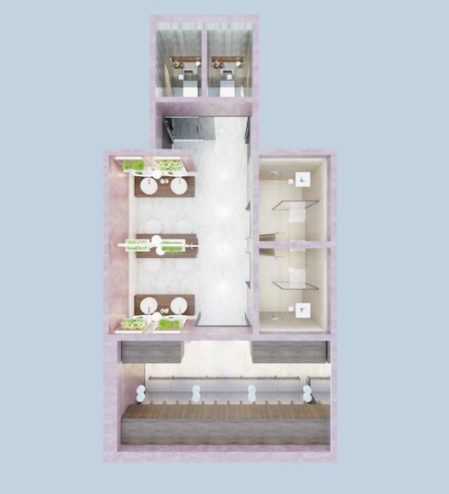 VMDS - Hotel Crown Plaza Beograd - Spa & Wellness - Ženske svlačionice